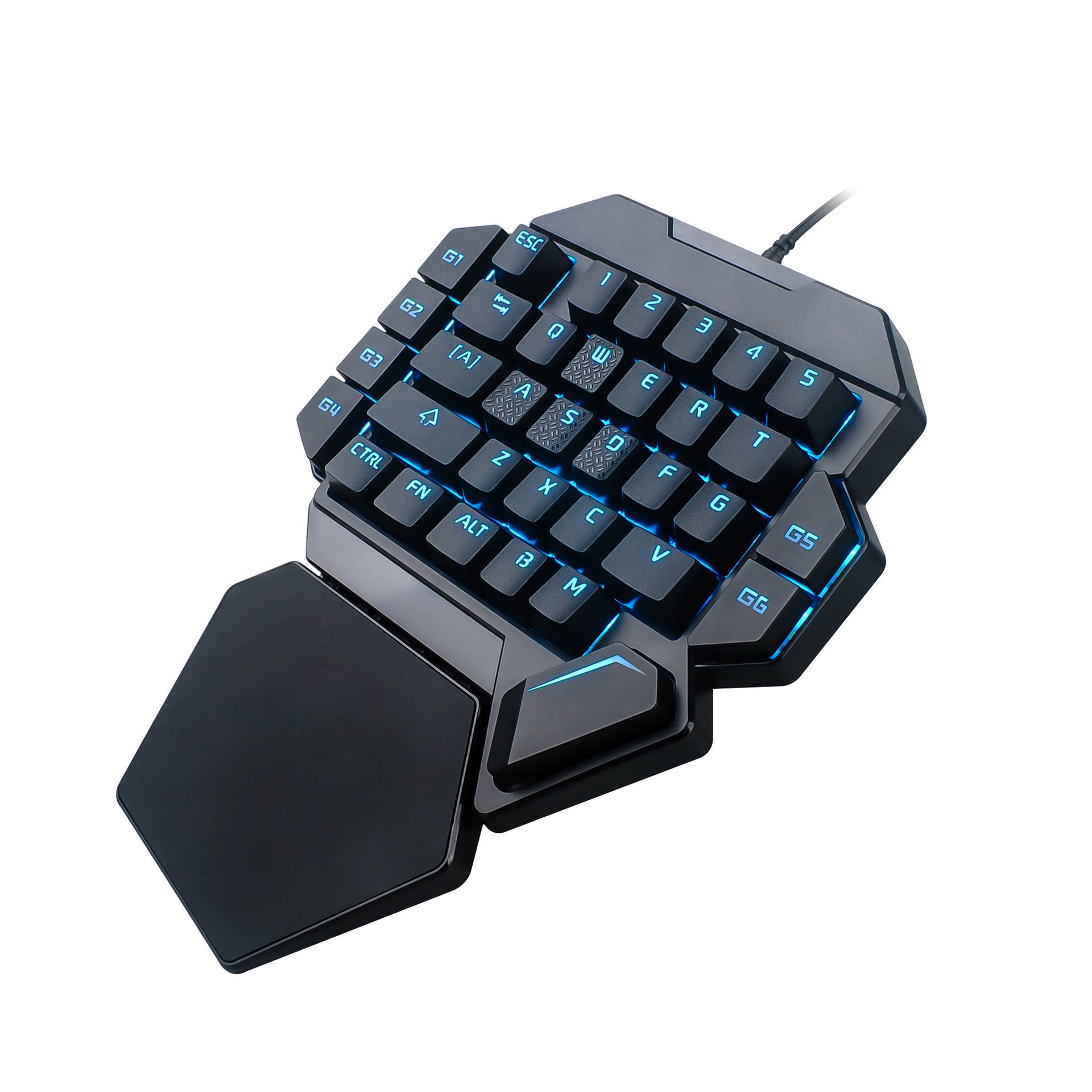 Eat Chicken One-handed Mechanical Keyboard Throne Left-handed Small Keyboard Mobile Game External Ebay Amazon Keyboard - iztia