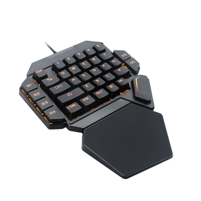 Eat Chicken One-handed Mechanical Keyboard Throne Left-handed Small Keyboard Mobile Game External Ebay Amazon Keyboard - iztia