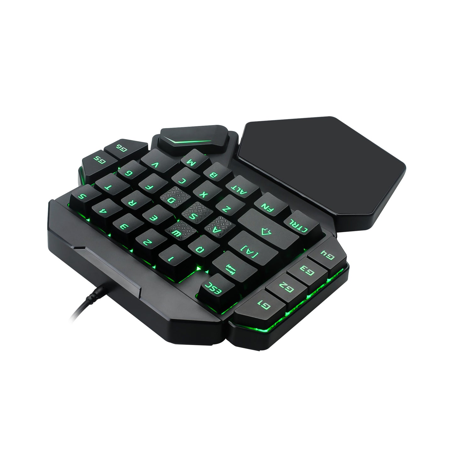 Eat Chicken One-handed Mechanical Keyboard Throne Left-handed Small Keyboard Mobile Game External Ebay Amazon Keyboard - iztia