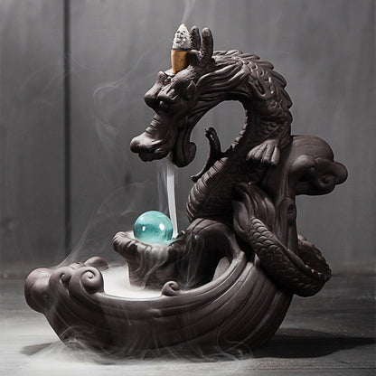 Multi-layers Ceramic Back flow Incense Burner - iztia