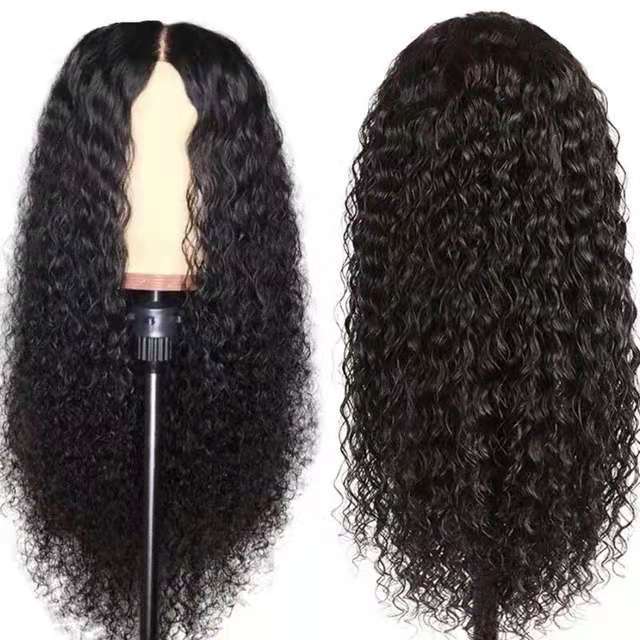 Front Lace Chemical Fiber Long Curly Hair European And American Wig Headgear - iztia