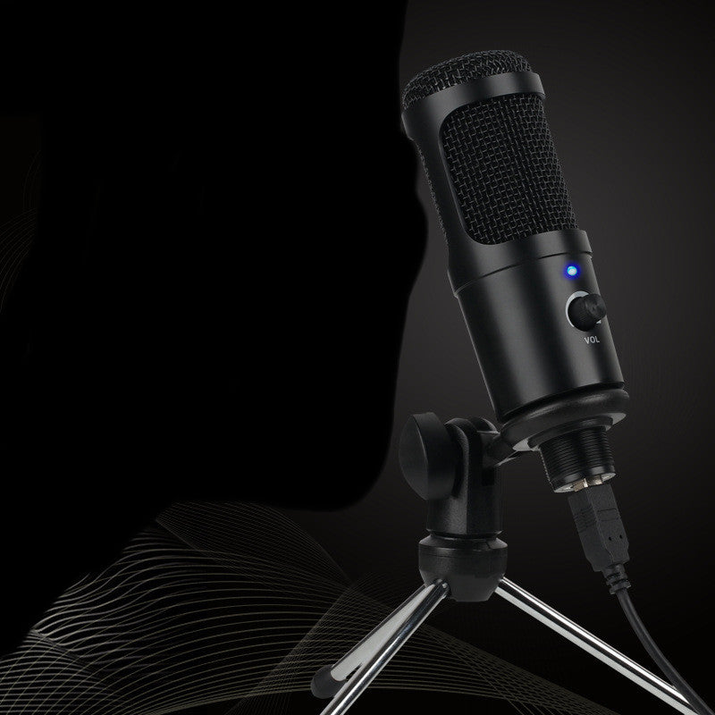 Microphone Computer Game Voice Microphone Live Recording Condenser Microphone - iztia