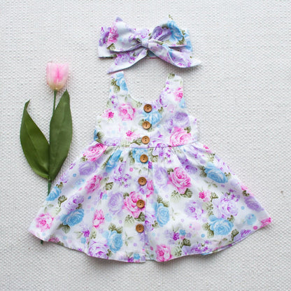 Children's Dress European And American Princess Skirt Girl Dress - iztia