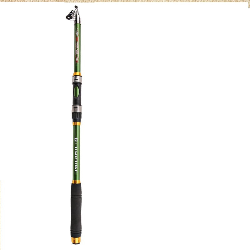 2.1M -3.6M Carp Fishing Rod Feeder Hard FRP Carbon Fiber Telescopic Fishing Rod Fishing Pole - iztia