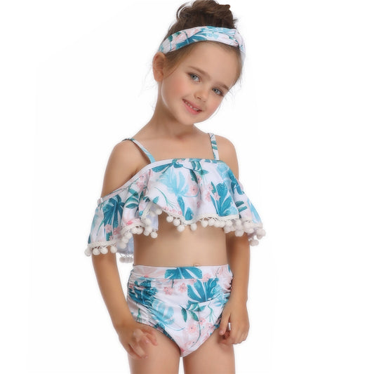 New Amazon Children'S Swimwear European And American Girls' Swimwear Manufacturers Spot Wholesale - iztia