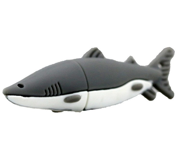 Cartoon Shark USB Flash Drive Creative Simulation Animation USB Flash Drive 8g16g Marine Animals - iztia