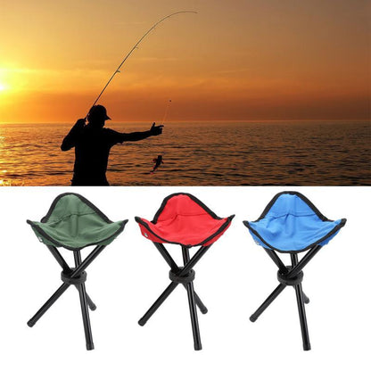 Portable Folding Foldable Fishing Chair Outdoor Stool Seat Fishing Camping Travel Picnic Outdoor Activities Fishing Accessories - iztia