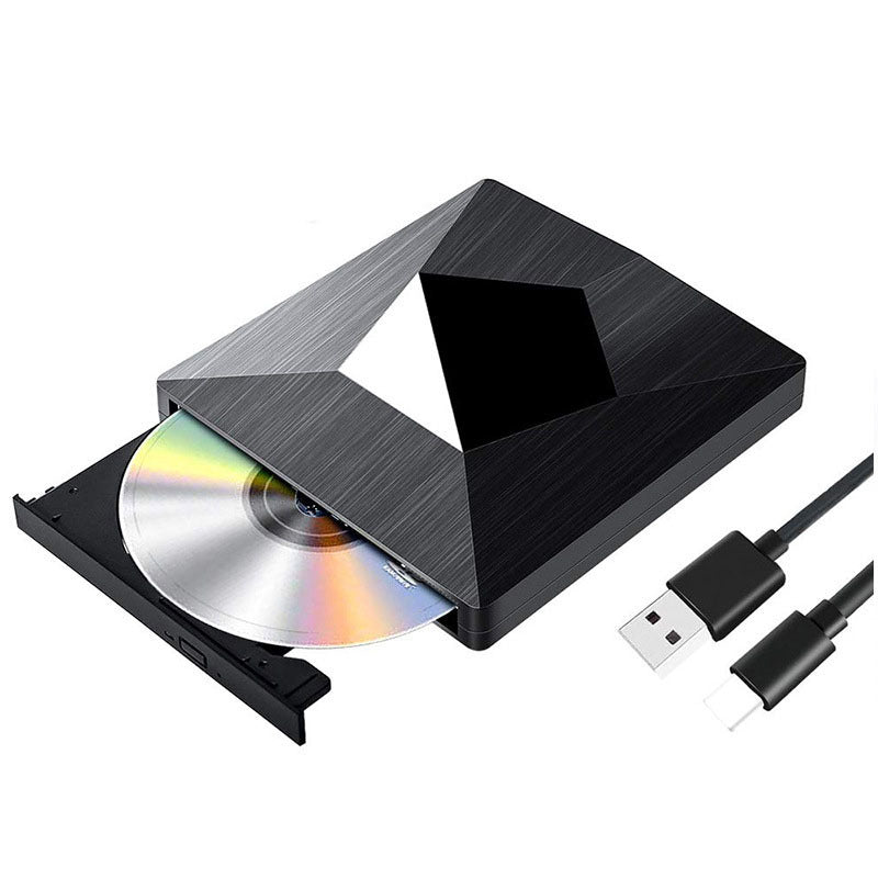 Computer External Mobile External Burning Optical Drive Tray Drive Disc Dvd Burner - iztia