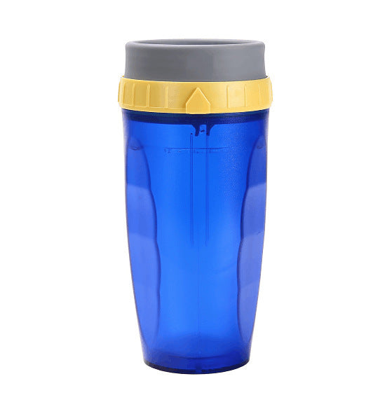 No Cover Twist Cup Travel Portable Cup Double Insulation Tumbler Straw Sippy Water Bottles Portable For Children Adults - iztia