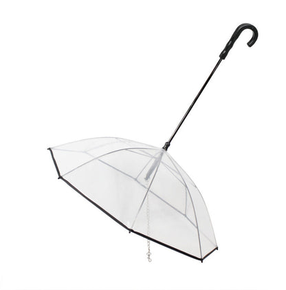 Transparent Pet Umbrella Dog Umbrella Pet Products - iztia