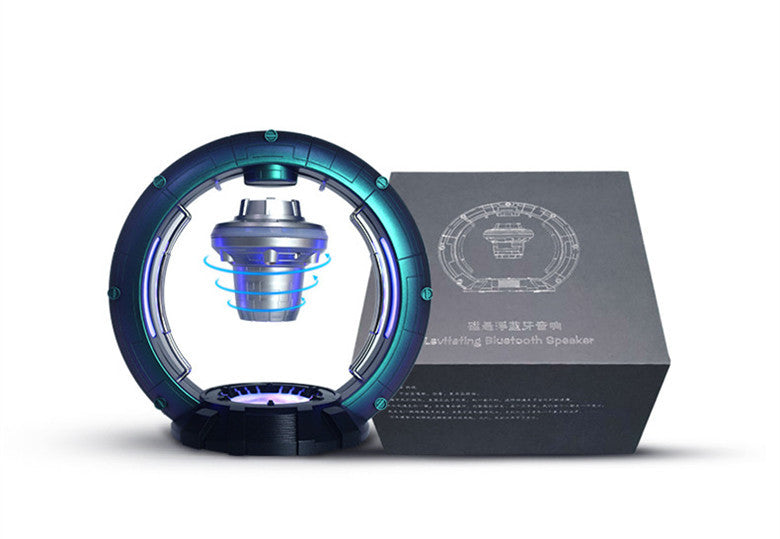 Magnetic Levitation Spacecraft UFO With Magnetic Levitation Function Bluetooth Speaker With Breathing Light - iztia