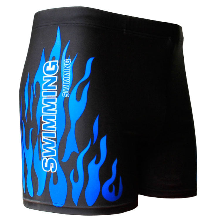 Swimming Trunks Swimwear New Style Men's Swimwear Flame Swimming Trunks - iztia