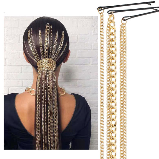 Women's Hair Chain Wave Fashion Headdress Hair Accessories Women - iztia