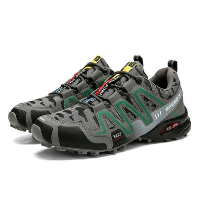 Men Hiking Shoes Climbing Male Sports Shoes Work Safety Toe Tactical Non-Slip Durable Trekking Sneakers Mens Footwear - iztia