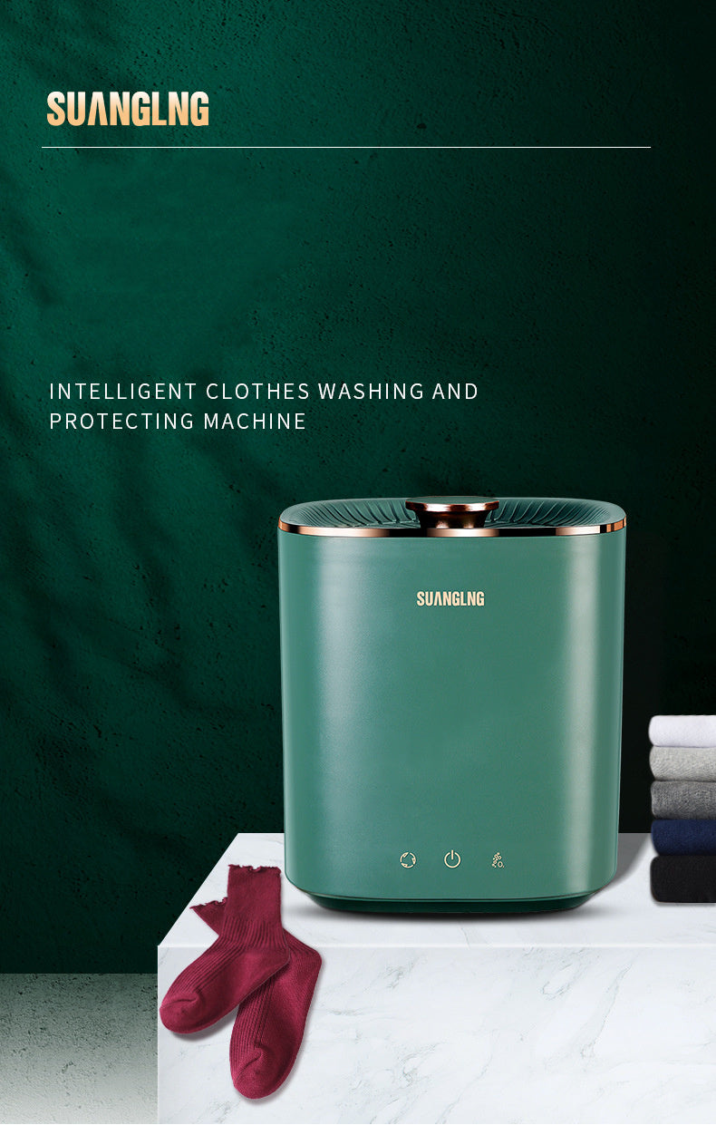 Mini Portable Washing Machine Fully Automatic Dormitory Travel Underwear Washing Machine - iztia