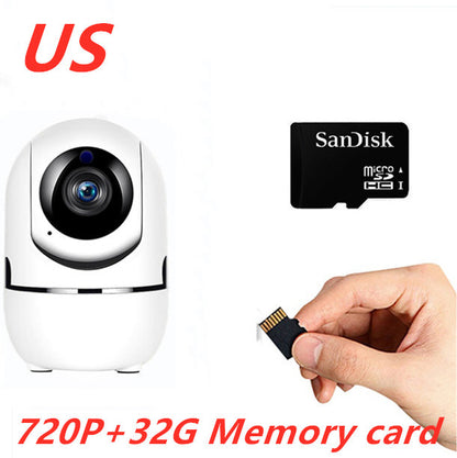 1080P Home Security Surveillance  Auto Tracking Camera US Plug - iztia