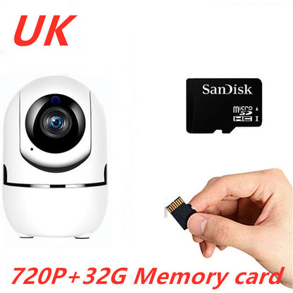 1080P Home Security Surveillance  Auto Tracking Camera US Plug - iztia
