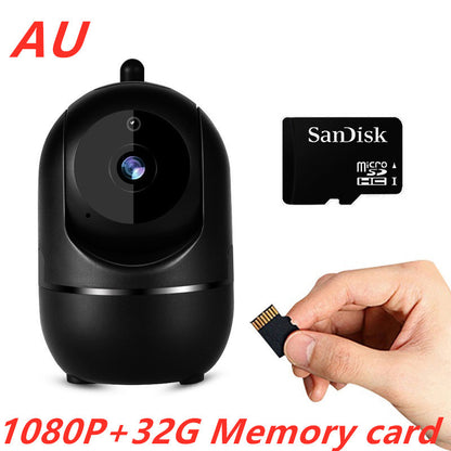 1080P Home Security Surveillance  Auto Tracking Camera US Plug - iztia