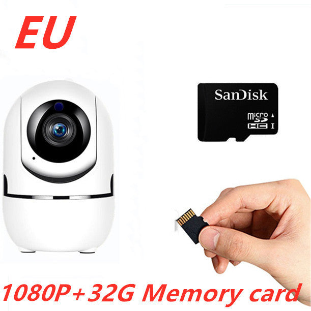 1080P Home Security Surveillance  Auto Tracking Camera US Plug - iztia