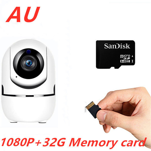 1080P Home Security Surveillance  Auto Tracking Camera US Plug - iztia