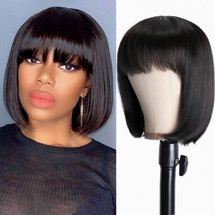 Unice Hair Full Machine Human Hair Wigs For Black Women - iztia