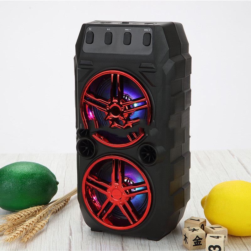 Wireless Bluetooth Speaker Dual Speakers Outdoor Portable Loud Speaker - iztia