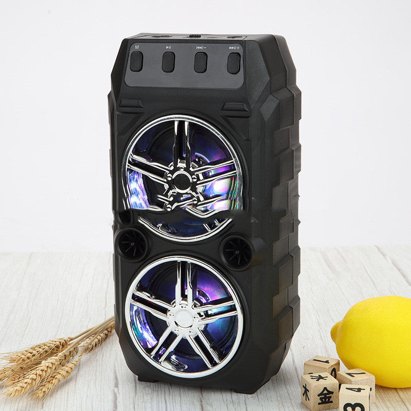 Wireless Bluetooth Speaker Dual Speakers Outdoor Portable Loud Speaker - iztia