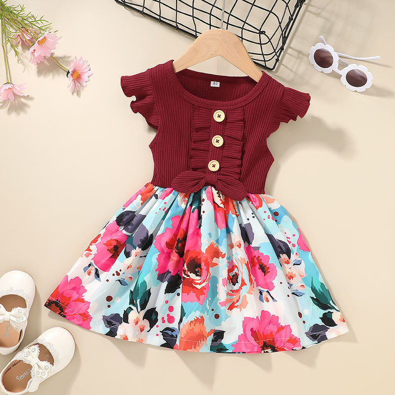 Toddler Kids Baby Girls Clothes Summer Girls Dress - iztia