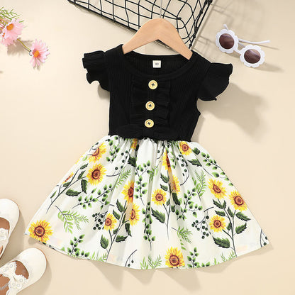 Toddler Kids Baby Girls Clothes Summer Girls Dress - iztia