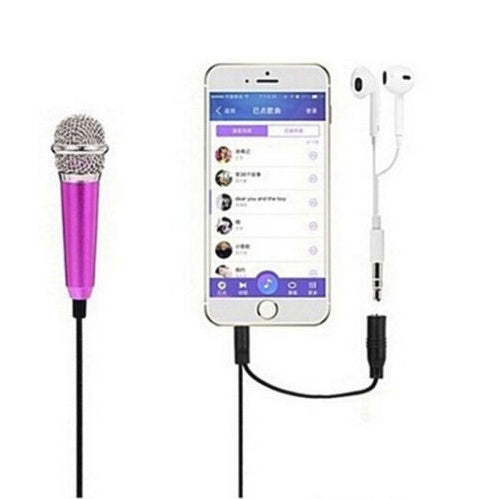 Mini mobile phone microphone mobile phone recording sing small microphone small microphone - iztia