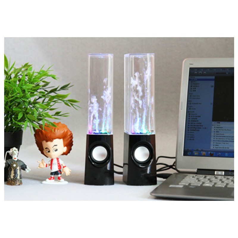 Wireless Dancing Water Speaker LED Light Fountain Speaker Home Party - iztia