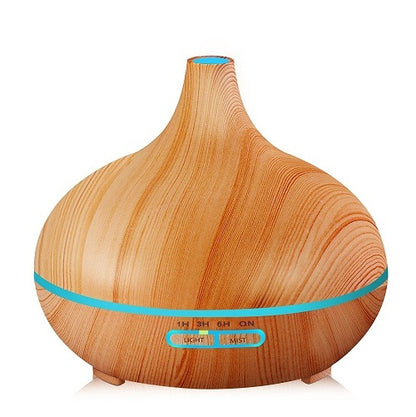 Ultrasonic Aroma Diffuser Humidifier Wood Grain - iztia