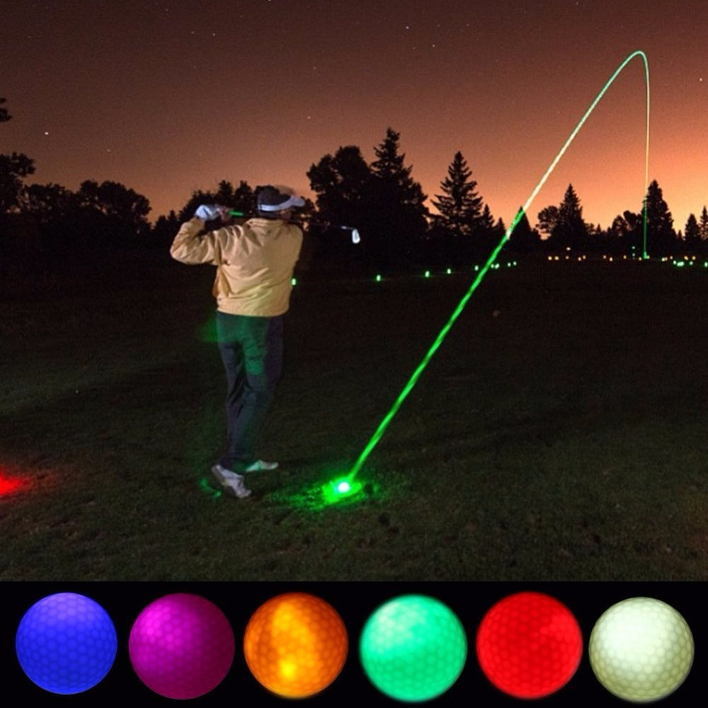 Led Golf Ball Flashing Ball Golf Supplies - iztia