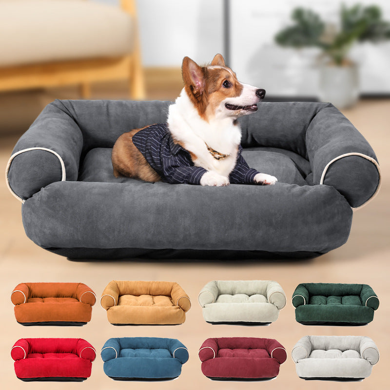 Dog Sofa Bed Sleeping Bag Kennel Cat Puppy Sofa Bed Pet House Winter Warm Beds Cushion - iztia