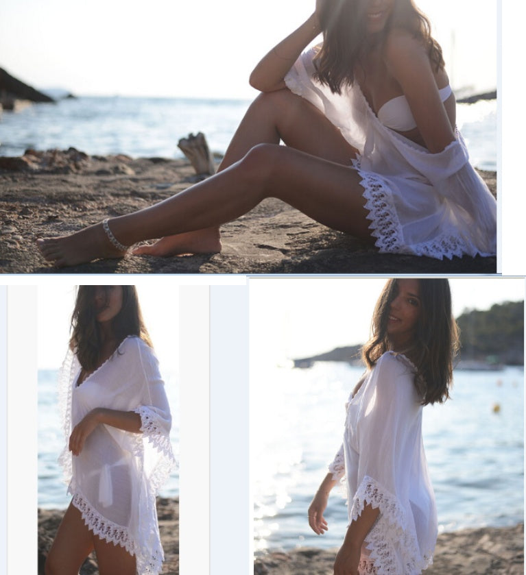 Tasselled Beach Coverup - iztia