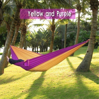 Backpacking Hammock - Portable Nylon Parachute Outdoor Double Hammock - iztia