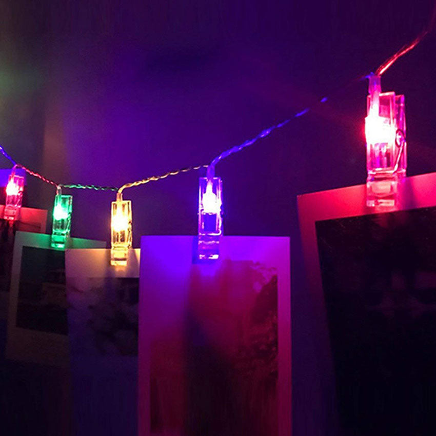 LED Photo Holder String Lights - iztia