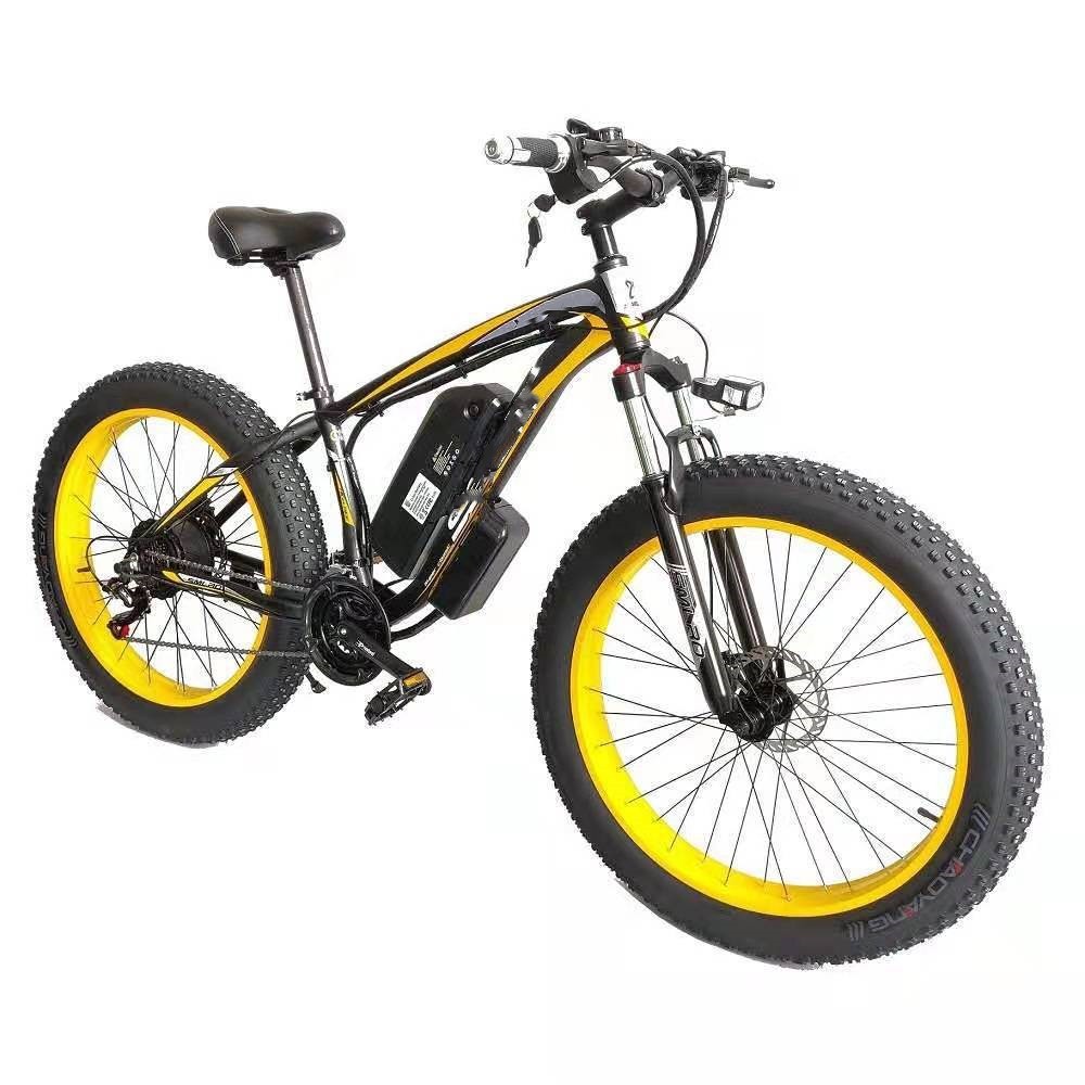 Electric Bicycle Lithium Tram Snow Electric Mountain Bike 21 Speed - iztia