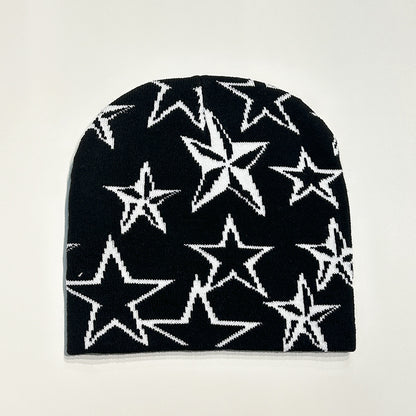 Men's Retro Star Niche Wool Hat - iztia