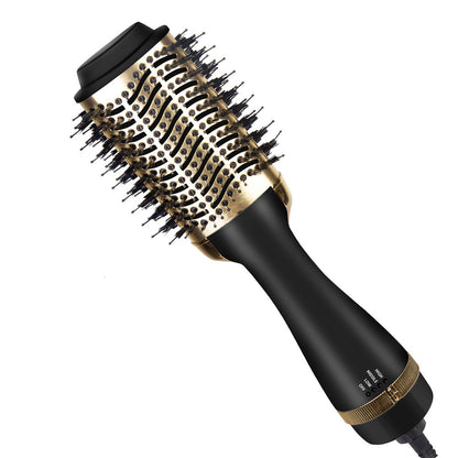 One-Step Electric Hair Dryer Comb Multifunctional Comb Straightener Hair Curling - iztia