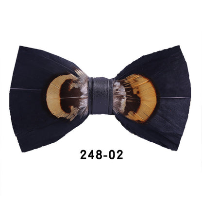 Feather Bow Tie Bow Tie - iztia