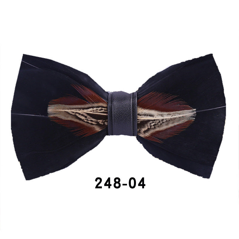 Feather Bow Tie Bow Tie - iztia