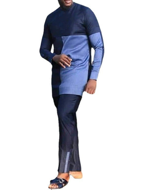 Men Leisure Set Suit Printed Shirt And Pants - iztia