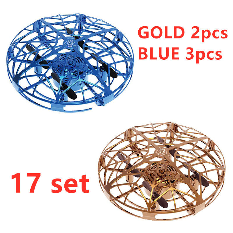 Flying Helicopter Mini Drone UFO RC Drone Infraed Induction - iztia