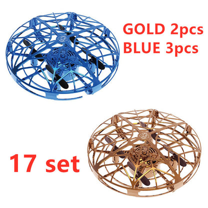 Flying Helicopter Mini Drone UFO RC Drone Infraed Induction - iztia