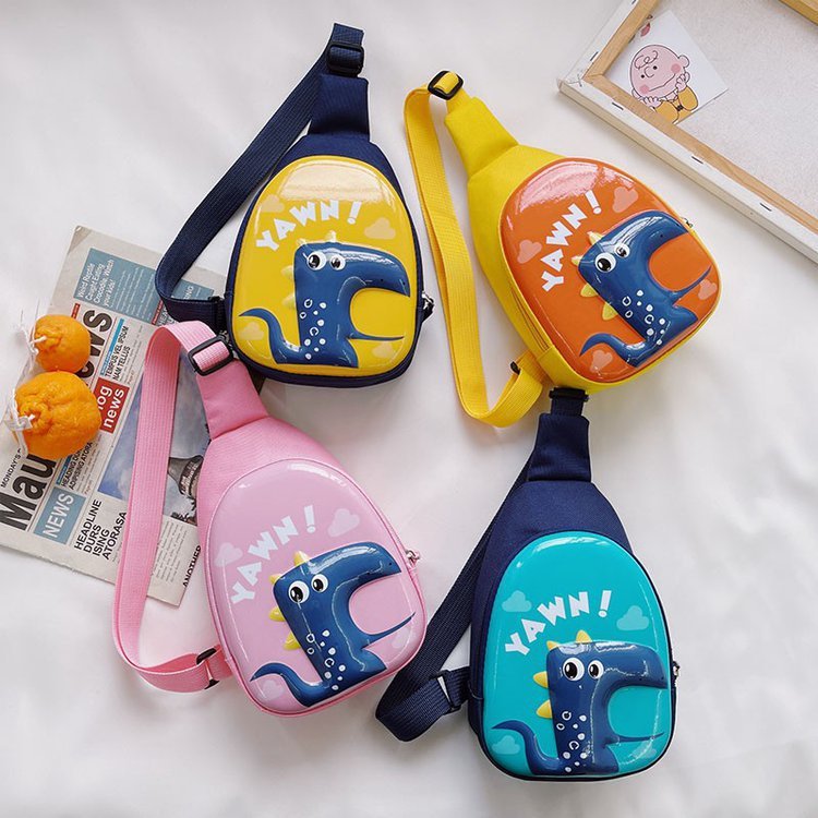 Children's Cute Cartoon Hard Shell Chest Bag - iztia