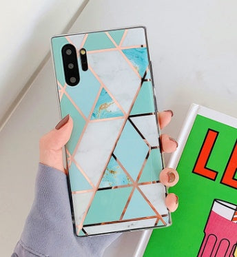 Electroplated marble mobile phone case - iztia