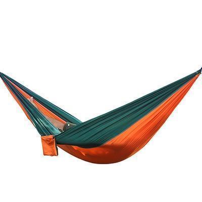 Backpacking Hammock - Portable Nylon Parachute Outdoor Double Hammock - iztia