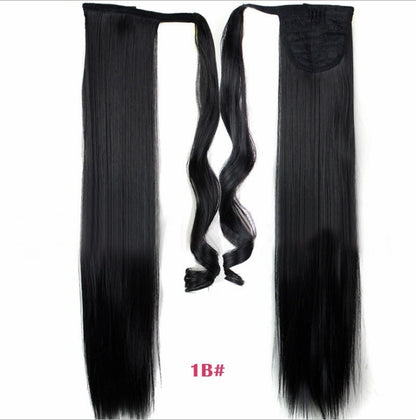 Velcro Wig Ponytail Straight Invisible Hair Extension - iztia