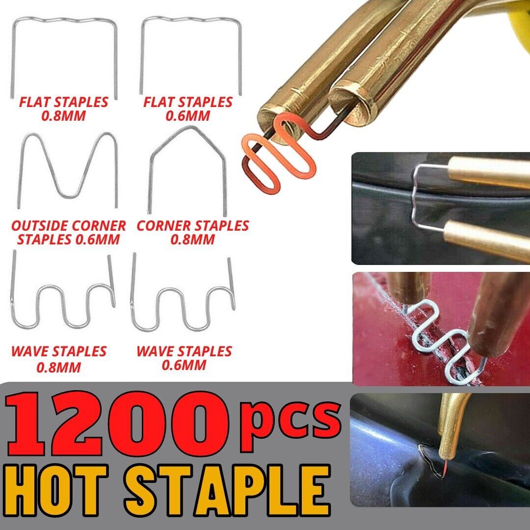 Staple LOT For Car Bumpers Plastic Repair Machine Welding Hot Stapler Wire Rods - iztia